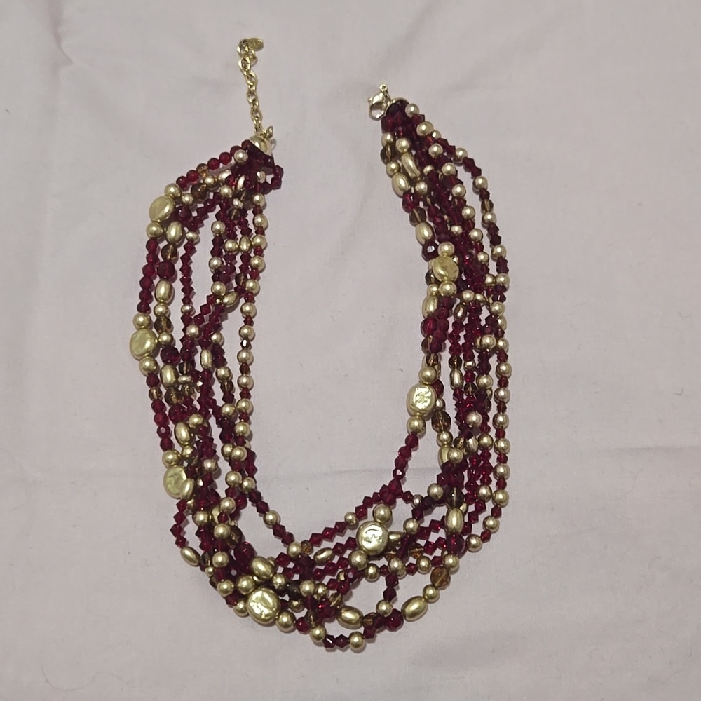Vintage Monet 7 Strand Necklace